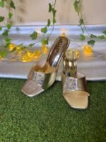 Aurelia Crystal Heel Champagne - Beyond Apparel BD